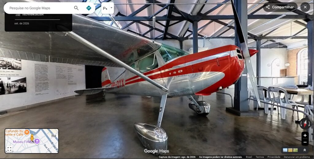 Cessna 140 360 graus